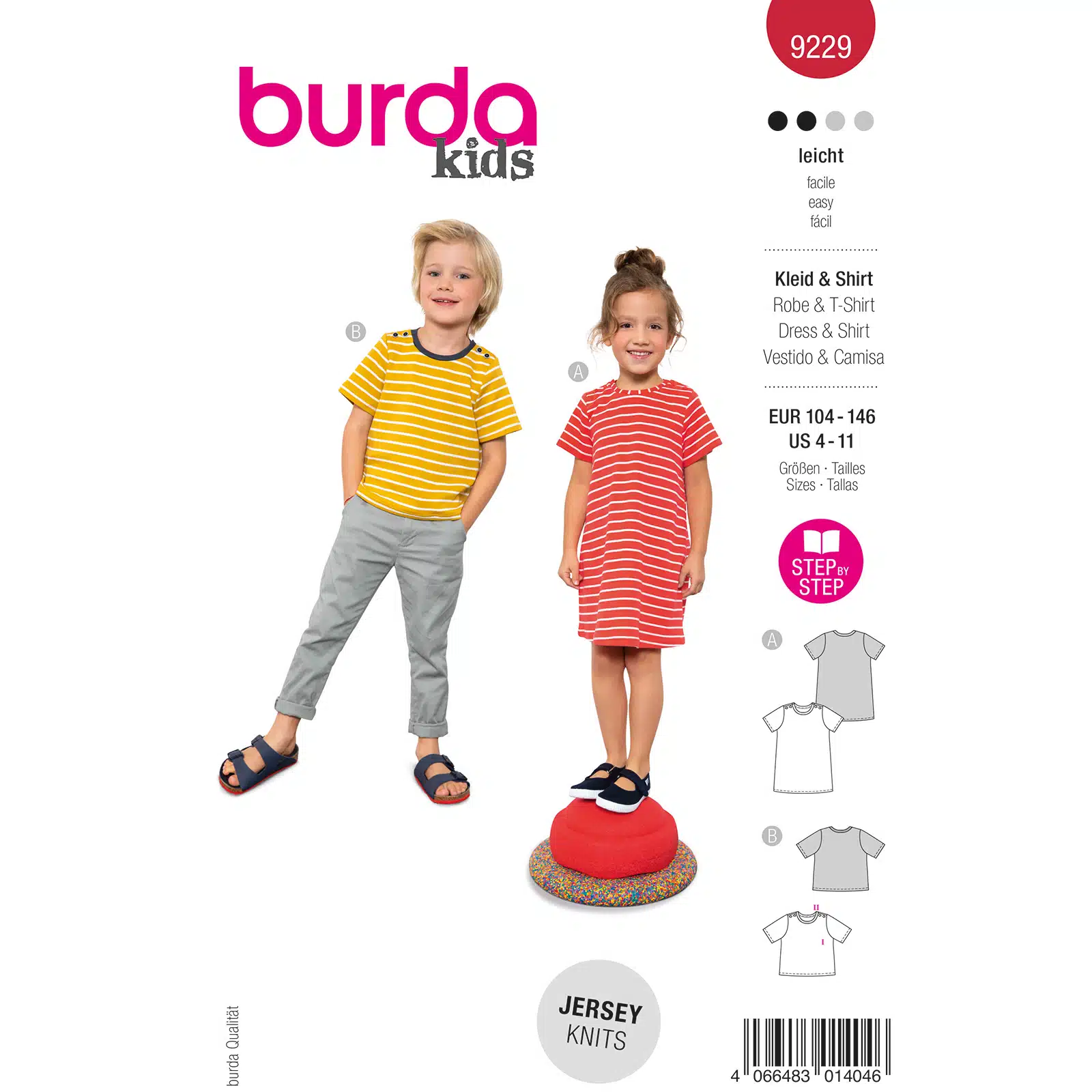 Burda Patroon 9229 - Jurk en Shirt
