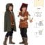 Burda Patroon 9472 - Robin Hood kostuum