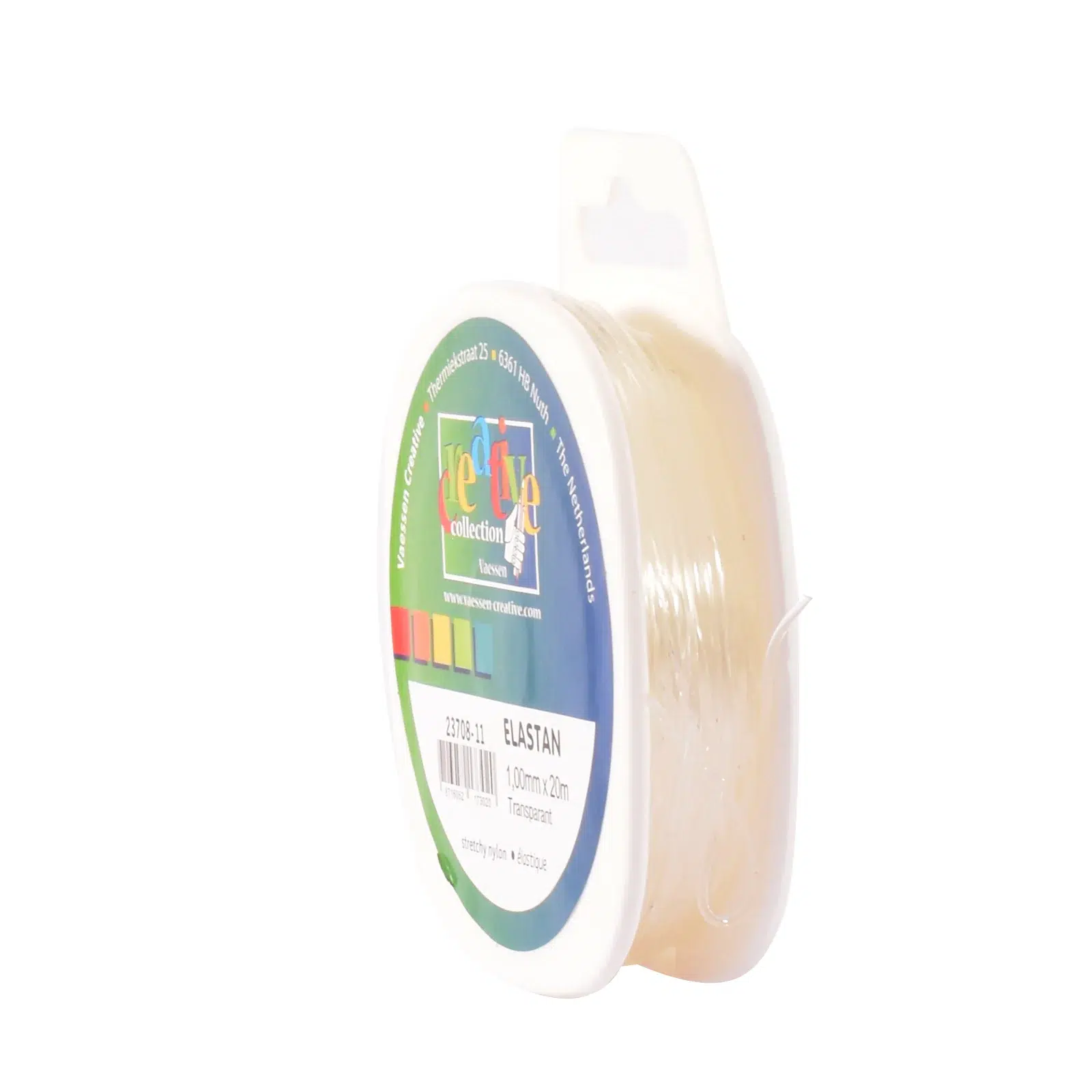 Elastisch Nylon Transparant 1.0mm 20meter