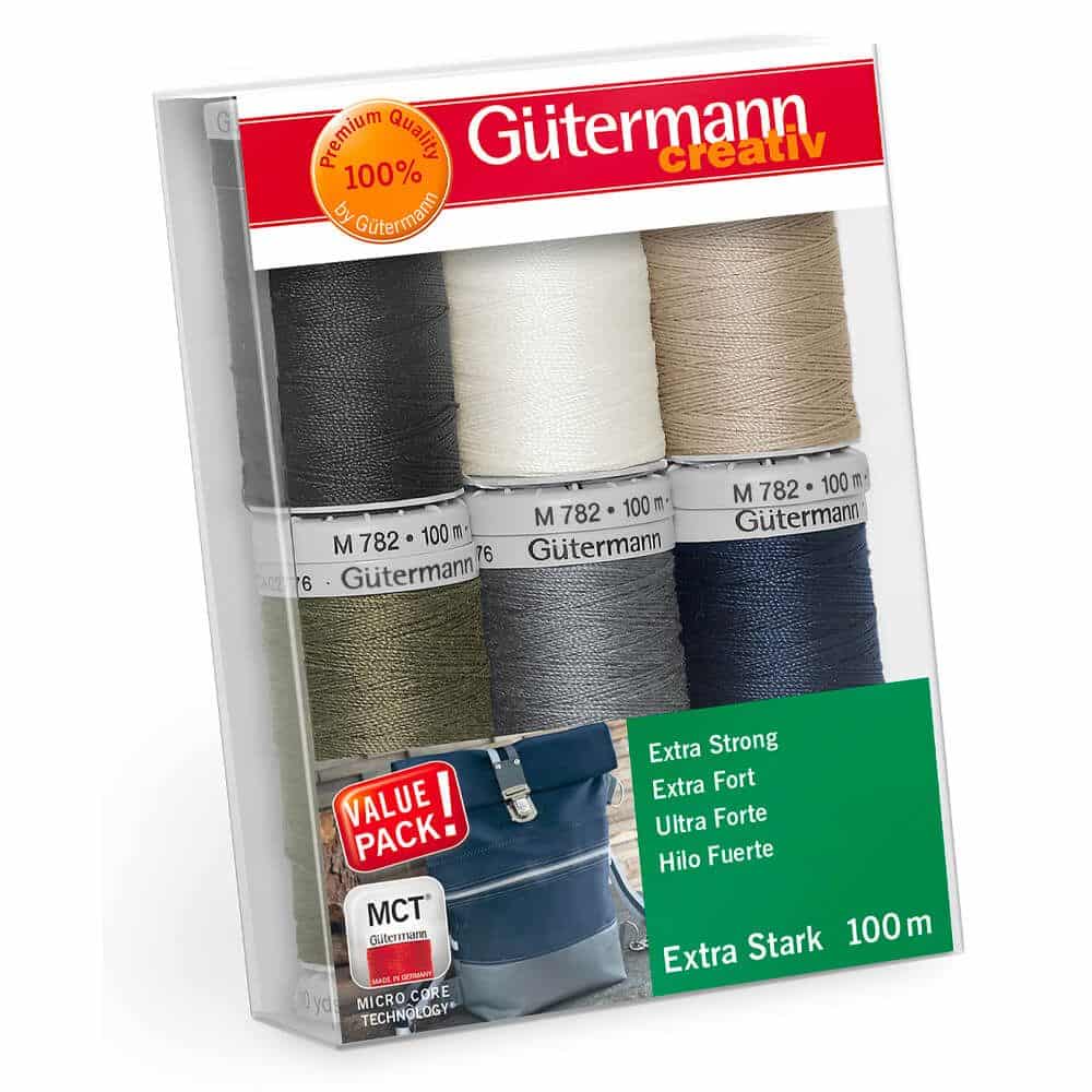 Gutermann Set Extra Sterk Garens 6x100meter