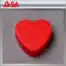 Kraal Houten Hart Rood 8mm 5stuks