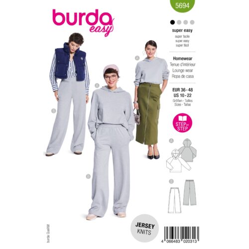 Burda Patroon 5694 - Sweater en Joggingbroek