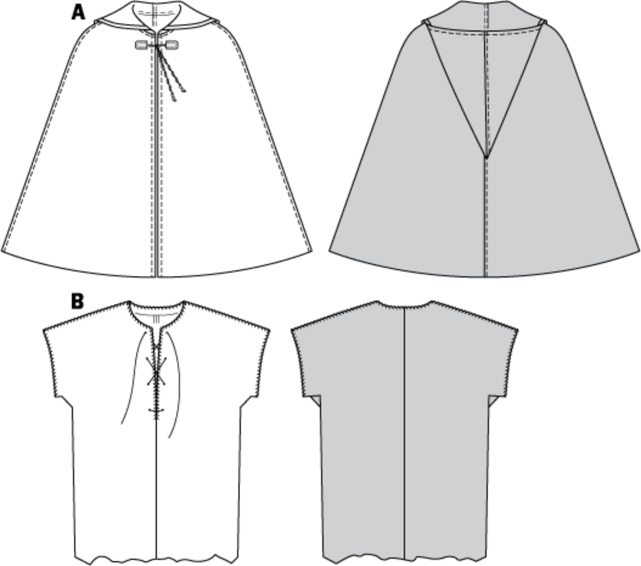 Burda Patroon 7333 - Robin Hood kostuum
