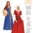 Burda Patroon 7468 - Middeleeuwse jurk en kapje