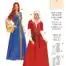 Burda Patroon 7468 - Middeleeuwse jurk en kapje
