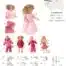 Burda Patroon 7753 - Poppenkleertjes in variaties