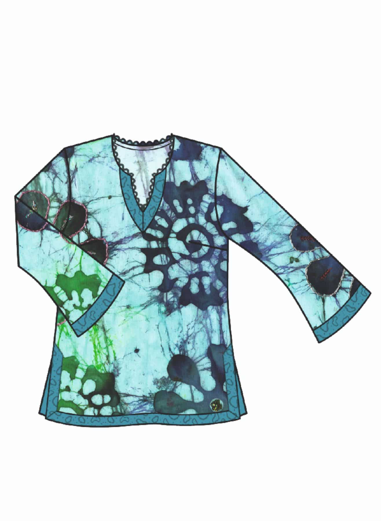 Burda Patroon 8100 - Tuniek in variaties