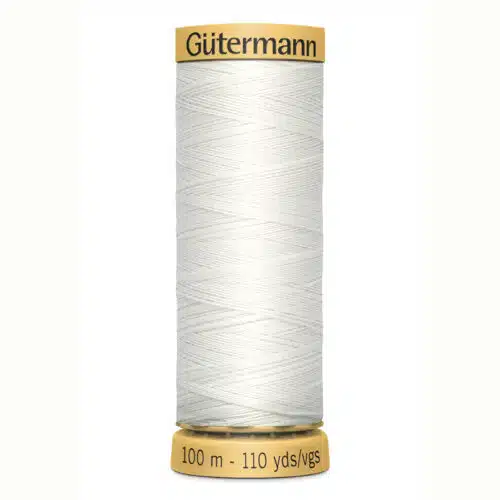 Gutermann 100% Katoen Garen Wit-5709 100meter