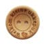 Knoop Hout Welkom Kleine Ukkepuk 20mm 4stuks