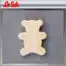 Kraal Houten Beer Naturel 7mm 2stuks