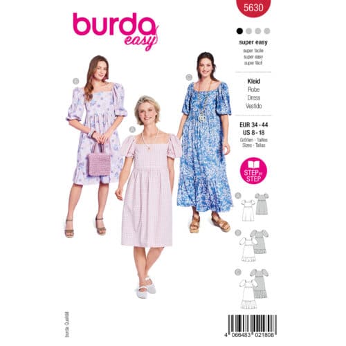 Burda Patroon 5630 - Jurk in Variaties