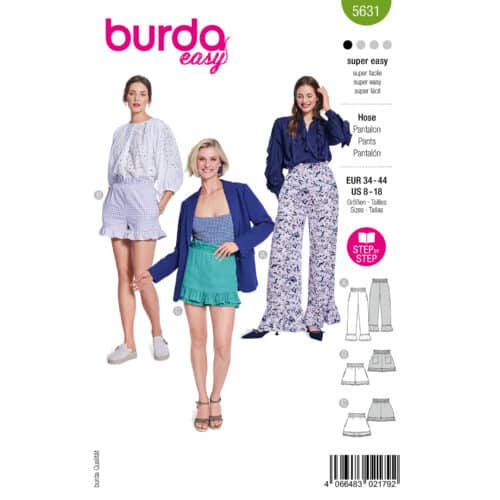 Burda Patroon 5631 - Broek in Variaties