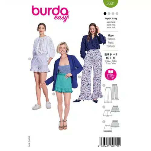 Burda Patroon 5631 - Broek in Variaties