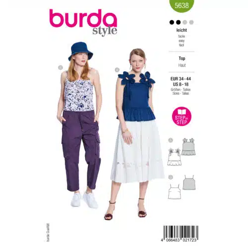 Burda Patroon 5638 - Shirt in Variaties