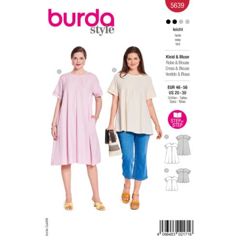 Burda Patroon 5639 - Jurk en Blouse