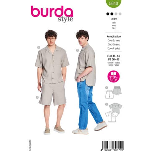 Burda Patroon 5640 - Shirt en Broek