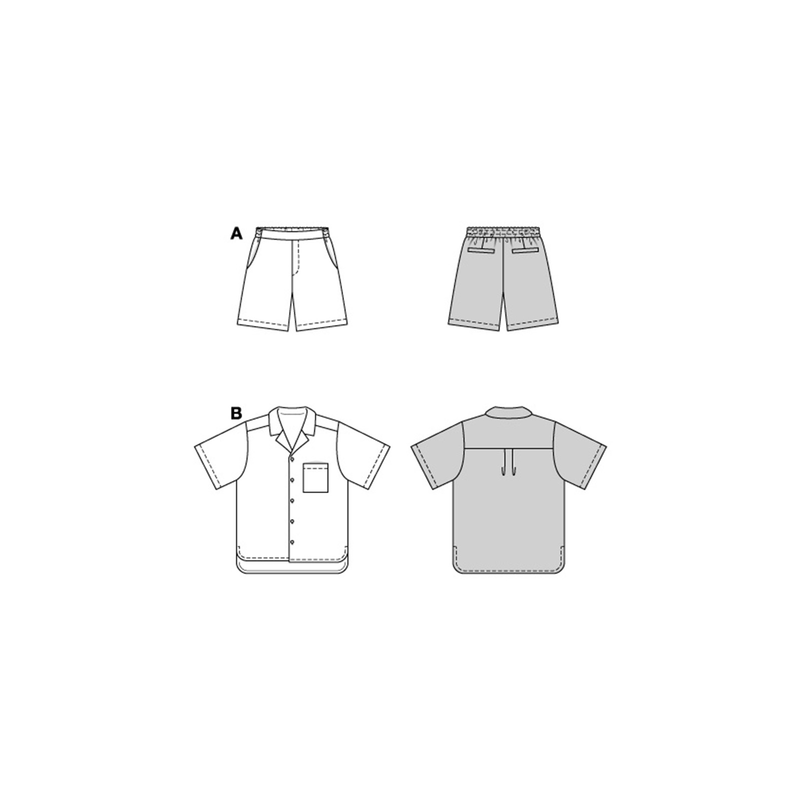 Burda Patroon 5640 - Shirt en Broek