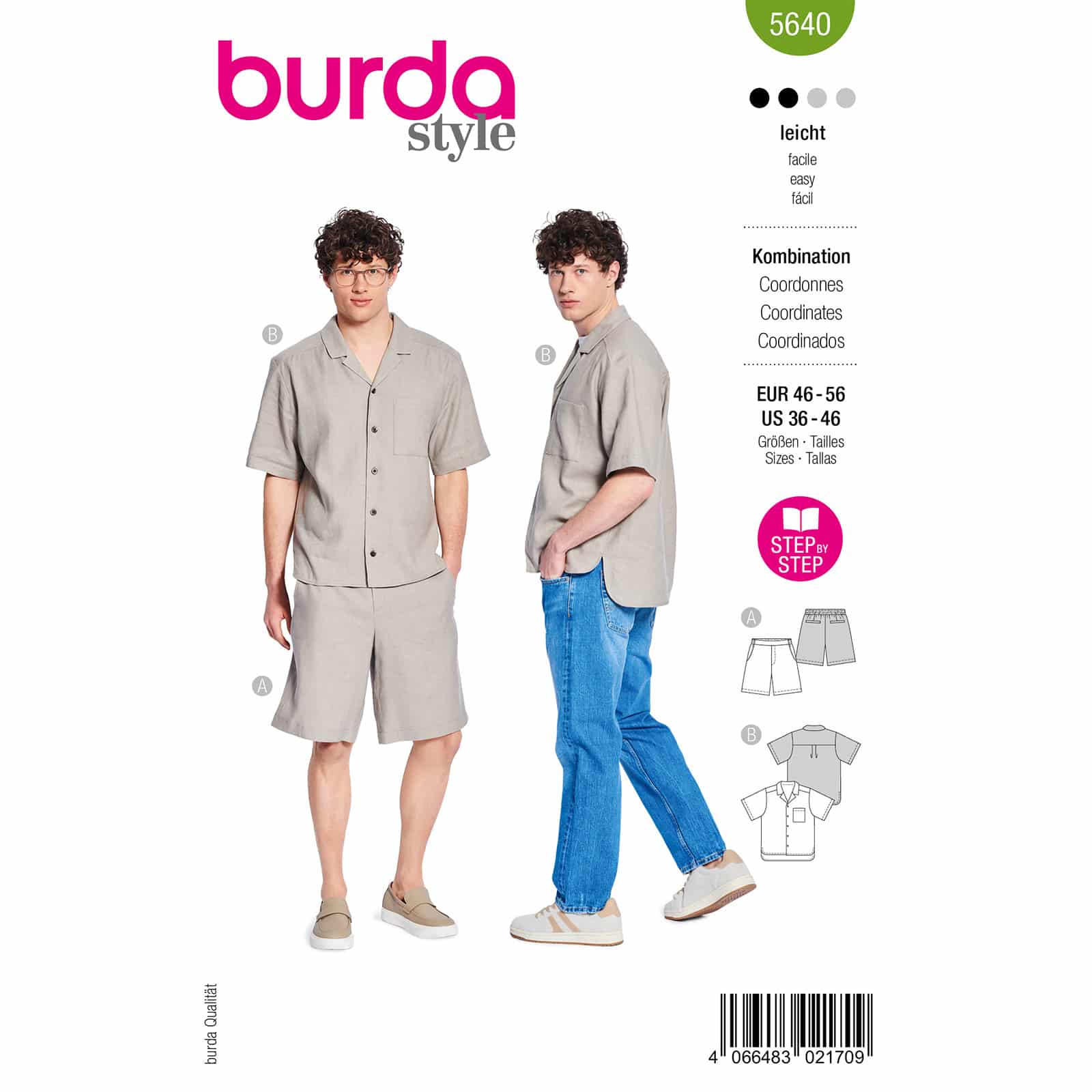 Burda Patroon 5640 - Shirt en Broek