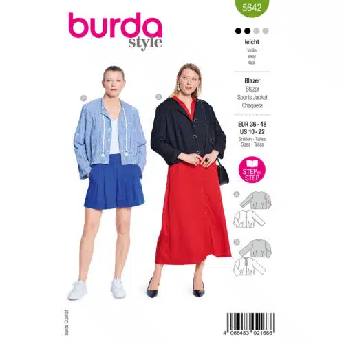 Burda Patroon 5642 - Jasje in Variaties