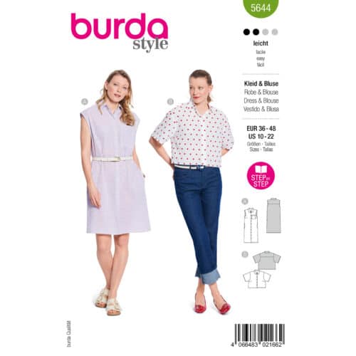Burda Patroon 5644 - Jurk en Blouse