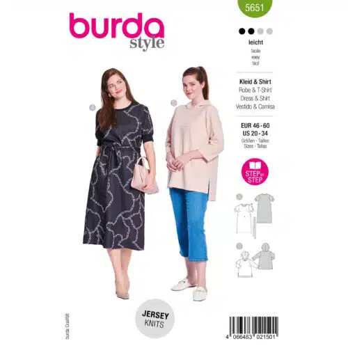 Burda Patroon 5651 - Jurk en Shirt