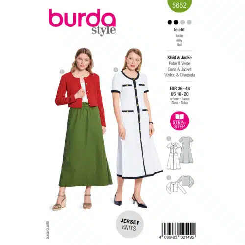 Burda Patroon 5652 - Jurk en Vest