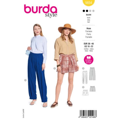 Burda Patroon 5654 - Broek in Variaties