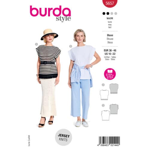 Burda Patroon 5657 - Shirt in Variaties