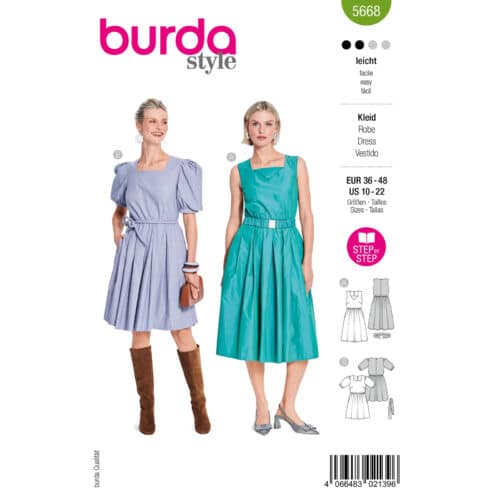 Burda Patroon 5668 - Jurk in Variaties