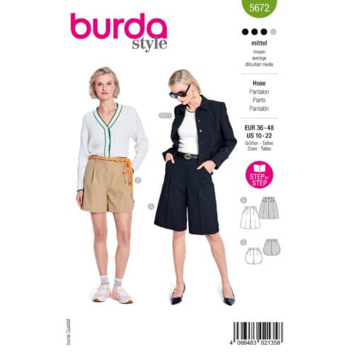 Burda Patroon 5672 - Broek in Variaties