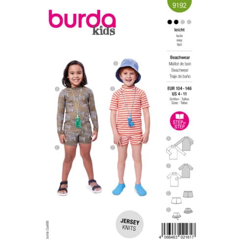 Burda Patroon 9192 - Strandkleding in Variaties