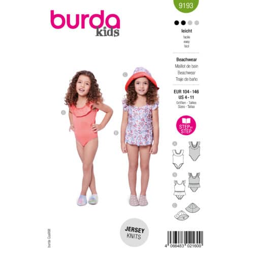 Burda Patroon 9193 - Strandkleding in Variaties