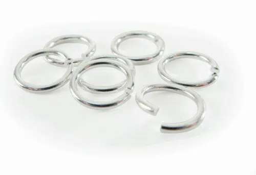 Ringen Zilver 7mm 20stuks