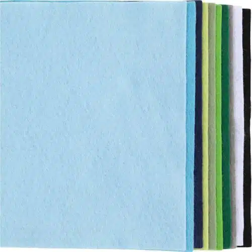 Hobbyvilt A4 Mix Blauw/Groen 20x30cm 10stuks