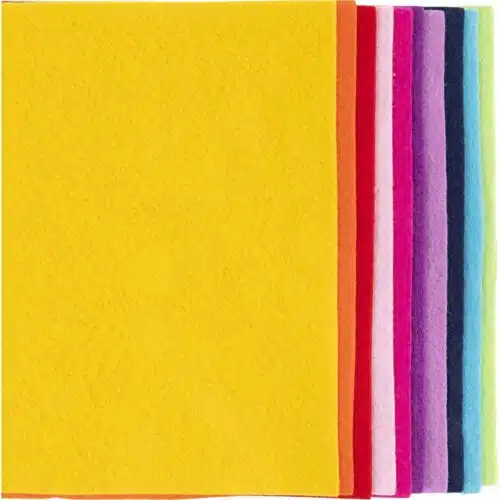 Hobbyvilt A4 Mix Kleurrijk 20x30cm 10stuks