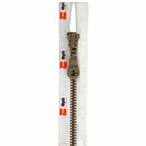 Opti-Lon Deelbare Rits M60 Wit-009