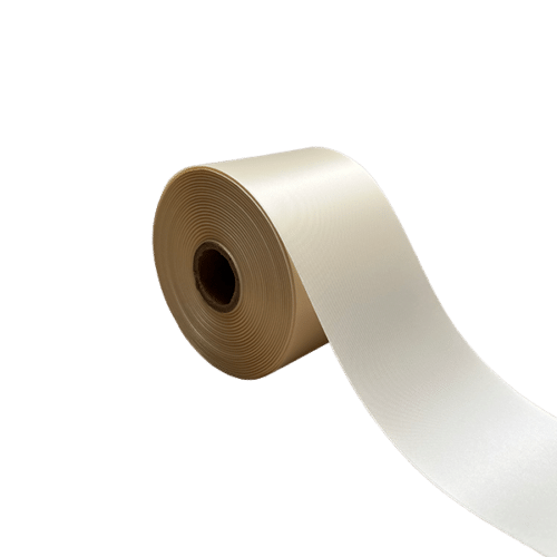 Satijn Lint Dubbelzijdig Cream 70mm