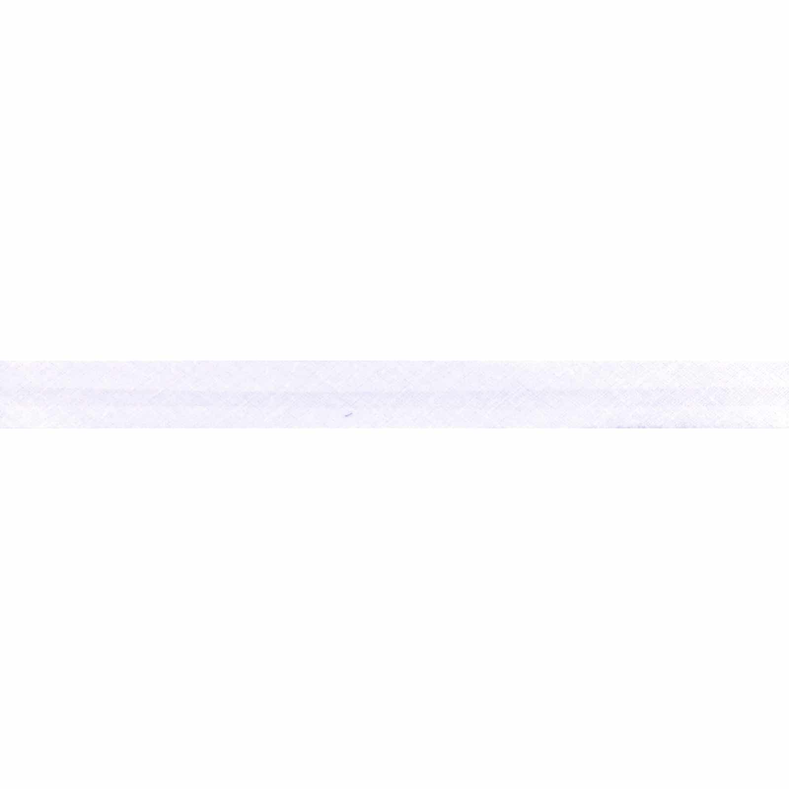 Katoenen Bias Wit-009 20mm 5meter
